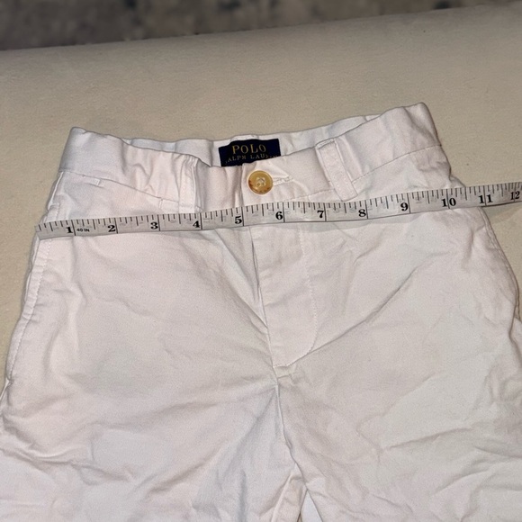 Polo by Ralph Lauren Boy’s Classic White Straight Shorts - Picture 4 of 6